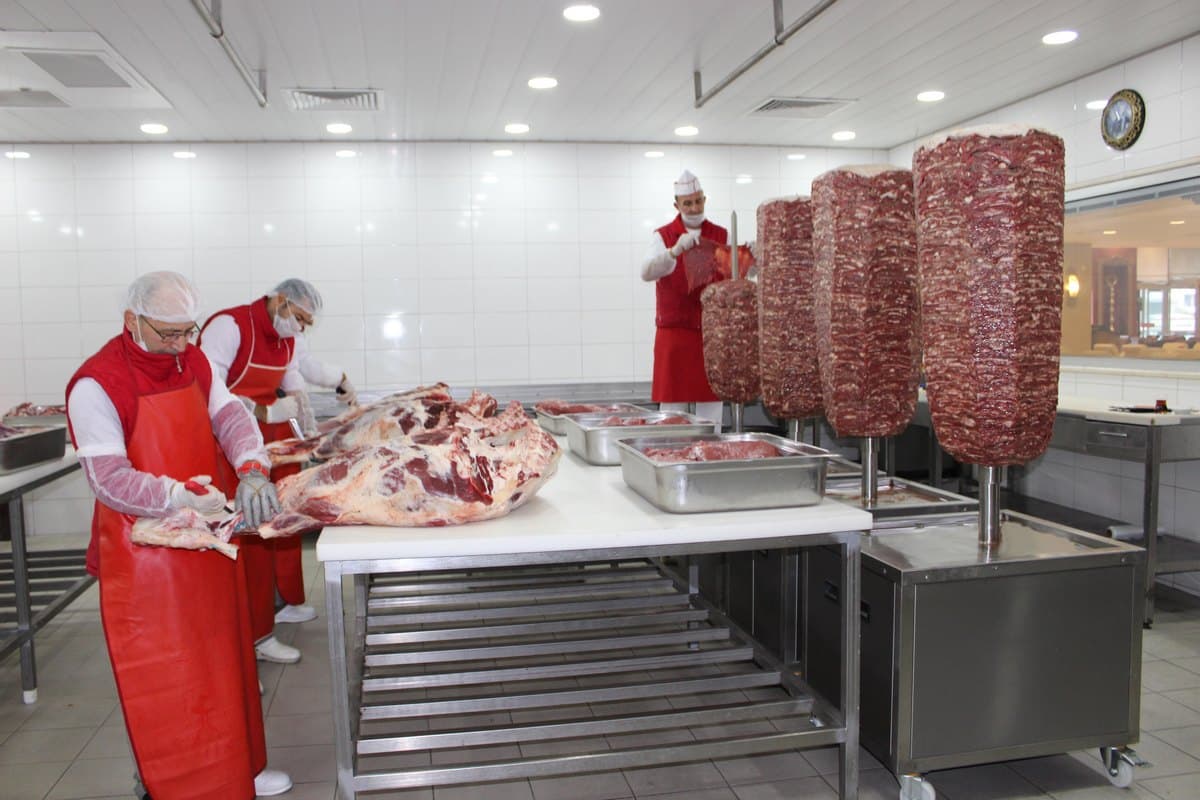Saafi Döner üretim aşaması